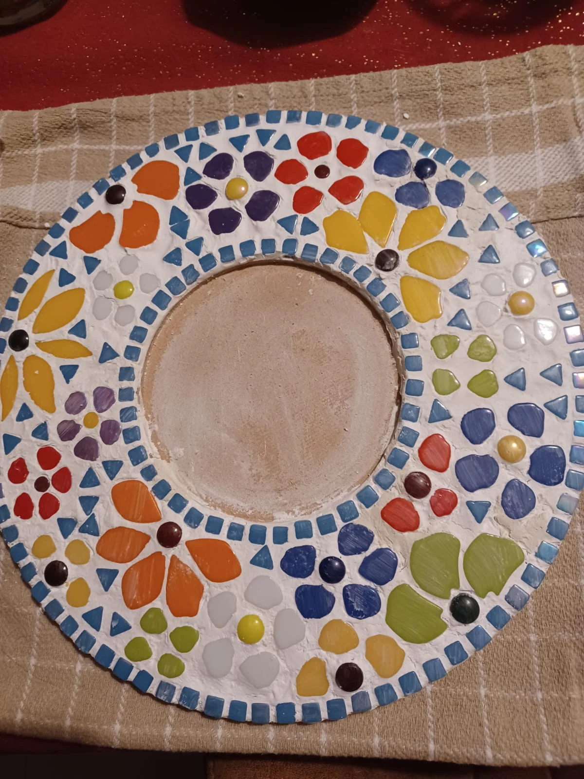 Bloemenmozaïek — Decoratief object